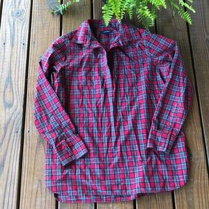 Lands End Tartan Top-16